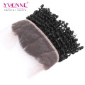 360 virgem brasileira Kinky Curly Lace Frontal